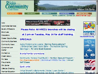 Web site www.hrccu.org, Hudson River Community Cu